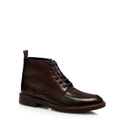 Hammond & Co. by Patrick Grant Dark brown leather lace up boots